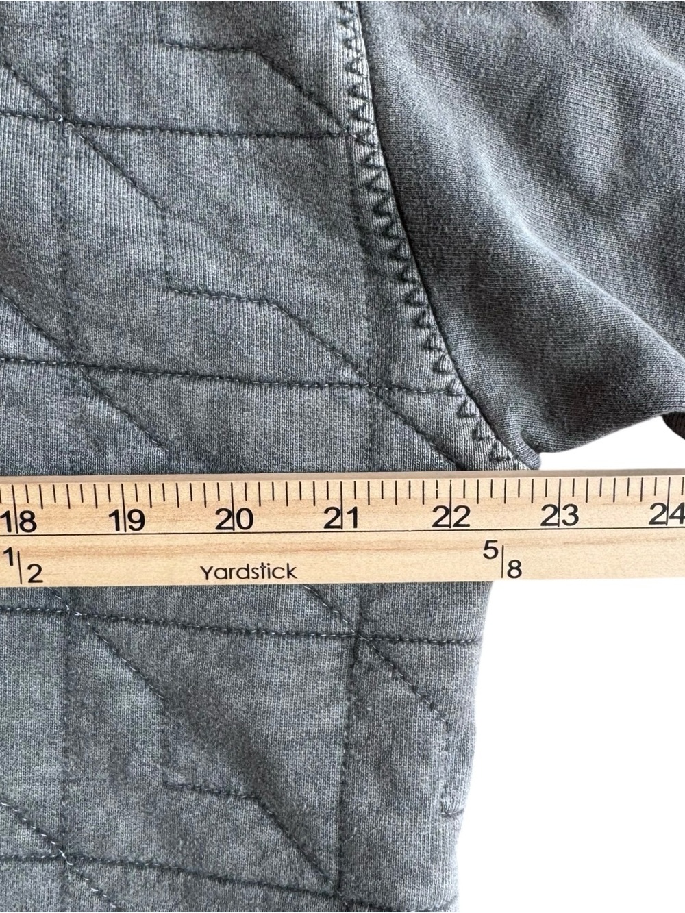 Vintage 90s Capital Dominion Hoodie Made In Italy Quarter Zip Gray Small - Picture 12 of 12